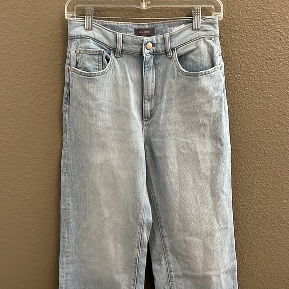 DL1961 Hepburn High Rise Crop Wide Leg Jean Size 25 - Picture 10 of 14